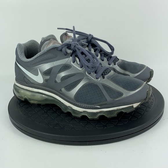 Nike Air Max Plus 2012 Gray Athletic Running Shoes 487679-010 Women’s Size 8 - Picture 4 of 13